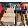 Image 1 : Multiple Boxes American Standard Toilet Flush Valve, Sloan Soap Dispensers, Pneumatic Plugs, Sink, e