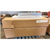 Image 1 : Multiple Boxes Titus HVAC CT-580 Aluminum Linear Bar Grilles, Misc Sizes