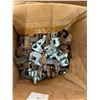 Image 8 : Contents of Pallet: Swivel Ring Pipe Hangers, Primer, Beam Clamps, Hardware, etc