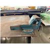Image 2 : Metal Table on Wheels w/ Attached Bench Vise 48" x 48" x 29"H