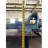 Image 9 : Metal Table on Wheels w/ Attached Bench Vise 48" x 48" x 29"H