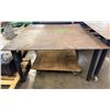 Image 1 : Metal Table on Wheels 48" x 48" x 29"H (wooden dolly not included)