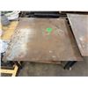 Image 2 : Metal Table on Wheels 48" x 48" x 29"H (wooden dolly not included)