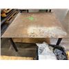Image 3 : Metal Table on Wheels 48" x 48" x 29"H (wooden dolly not included)