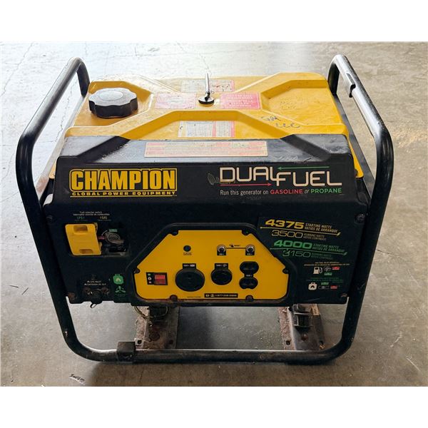 Champion Power Equipment 100401 Dual Fuel Generator (Starts - See Video)