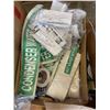 Image 7 : Contents of Pallet:  Sprinkler Nipple Attachments, Pipe Marker Stickers, Hardware, etc Misc Sizes