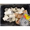 Image 4 : Qty 3 Bins Misc Pipe Fittings, Moen Tub & Shower Trim Kit, etc Misc Sizes