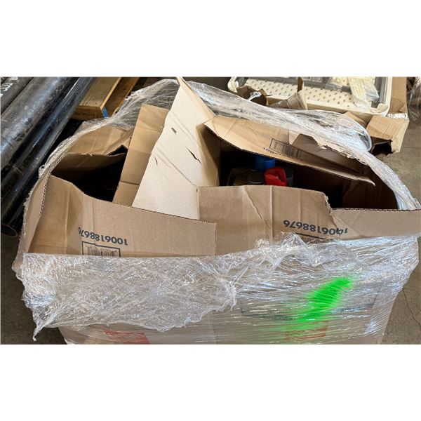 Multiple Boxes Spray Paint, Air Tool, Tie-Down Straps, Hole Dozer, etc