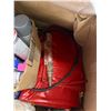 Image 3 : Multiple Boxes Spray Paint, Air Tool, Tie-Down Straps, Hole Dozer, etc