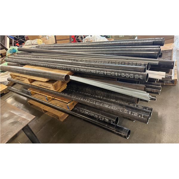 Multiple Cast Iron & PVC Pipes, Threaded Rods, etc Misc Sizes