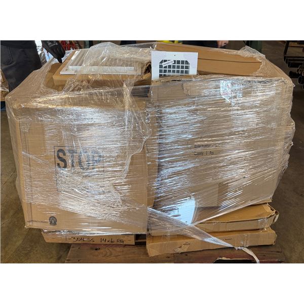 Multiple Boxes Titus 350FL & T70D Aluminum Louvered Return Grilles, etc