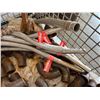 Image 6 : Metal Mesh Bin & Contents: Pipe Fittings, FlexHead Metal Hoses, etc Misc Sizes