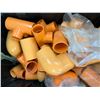 Image 14 : Wooden Bin Multiple Metal & PVC Pipe Fittings, Beam & Pipe Clamps, Surge Clips, Gate Valves, etc
