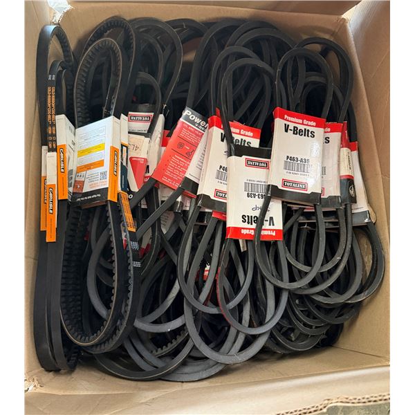 Multiple TotalLine V-Belts & Carlisle Gold-Ribbon Cog-Belts