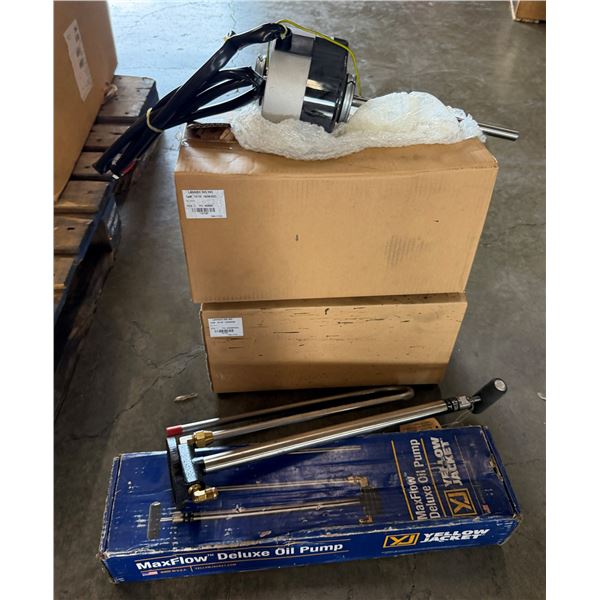 Lennox 19Y08 Multi-Speed Blower Motor Assembly, Panasonic Fan Motor, Yellow Jacket Oil Pump, etc