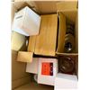 Image 14 : Contents of Pallet: Ferrules, Tyco Sprinkler Heads, Fire Protection Head Guards, ASC Wall Plates, et