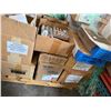 Image 15 : Contents of Pallet: Ferrules, Tyco Sprinkler Heads, Fire Protection Head Guards, ASC Wall Plates, et