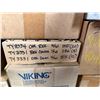Image 17 : Contents of Pallet: Ferrules, Tyco Sprinkler Heads, Fire Protection Head Guards, ASC Wall Plates, et