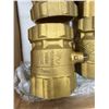 Image 2 : Qty 4 Rubinetterie Bresciane FNWX415P Brass Ball Valves