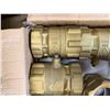 Image 5 : Qty 4 Rubinetterie Bresciane FNWX415P Brass Ball Valves