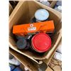 Image 5 : Contents of Pallet: Expandable Hose, Accushim Set, Gearlube Synthetic Oil, Fire Extinguishers, etc