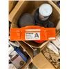 Image 6 : Contents of Pallet: Expandable Hose, Accushim Set, Gearlube Synthetic Oil, Fire Extinguishers, etc