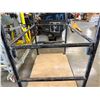 Image 4 : Black Framed Utility Cart w/ Plywood Base 48" x 30" x 56"H
