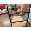 Image 6 : Black Framed Utility Cart w/ Plywood Base 48" x 30" x 56"H