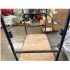 Image 7 : Black Framed Utility Cart w/ Plywood Base 48" x 30" x 56"H