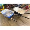 Image 2 : Qty 2 Wheelbarrows: Husky & Kobalt