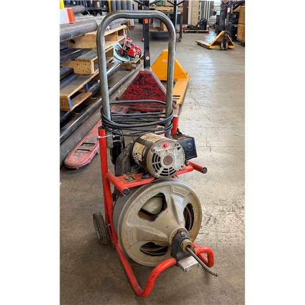 Ridgid K-400-T3 Drain Cleaning Machine (Starts - See Video)