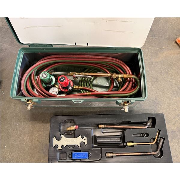 Multiple Welding Leads, Gauges, Torches, etc in Hard Case