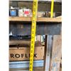 Image 14 : Warehouse Rolling Table 82" x 48" x 40"H & Contents: Alerflex EPDM Insulation, Metal Bars, Duct Hose