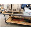 Image 2 : Warehouse Work Table on Wheels w/ Undershelf 132" x 48" x 33"H (contents not included)
