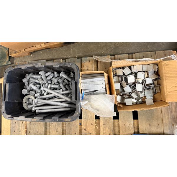 Multiple Bolts, Threaded Rods, Metal Brackets, Anchor Bolts, Banding Clips, etc
