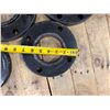 Image 5 : Qty 5 Black Welding Neck Flanges, Misc Sizes