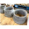 Image 4 : Qty 4 Victaulic Offset Pipe Coupler Fittings 9.5" Dia, 7"H