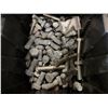 Image 2 : Qty 2 Bins Industrial Grade Bolts & Threaded Rods, Nuts, etc