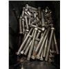 Image 3 : Qty 2 Bins Industrial Grade Bolts & Threaded Rods, Nuts, etc