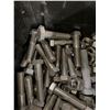 Image 5 : Qty 2 Bins Industrial Grade Bolts & Threaded Rods, Nuts, etc