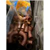 Image 3 : Bin Multiple Copper Pipe Elbow Fittings, Misc Sizes