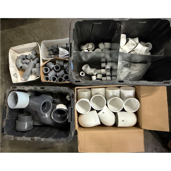 Multiple Bins Pipe Fittings, Couplings, Caps, etc Misc Sizes