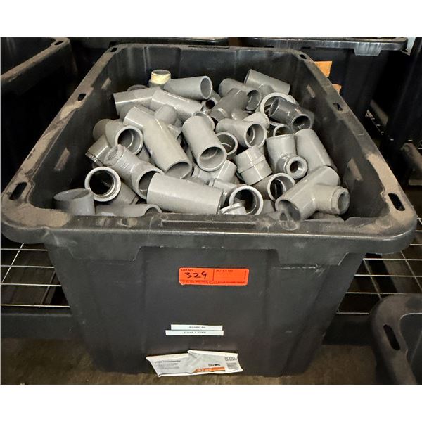 Bin Multiple PVC T's Fittings, etc