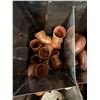Image 4 : Multiple Bins Copper Press Pipe Fittings, Nibco Stop Couplings, Caps, etc Misc Sizes