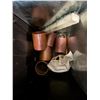 Image 5 : Multiple Bins Copper Press Pipe Fittings, Nibco Stop Couplings, Caps, etc Misc Sizes