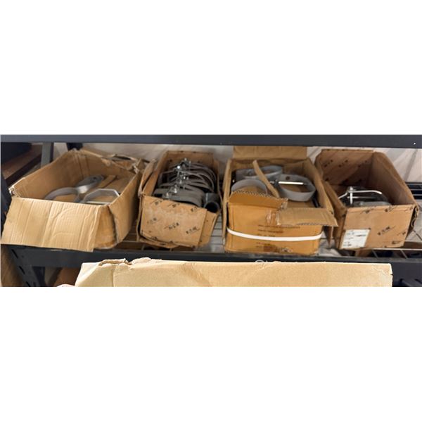 Qty 4 Boxes Standard Clevis Hangers, Misc Sizes