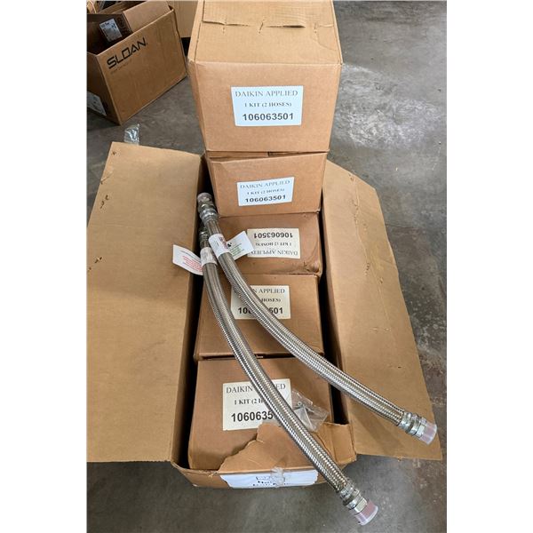Multiple Boxes Daikin Applied 106063501 HVAC Kit w/ 2 ChamFlex Braided Hoses