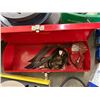 Image 6 : Misc Plumbing Items: Hole Saw, Drain Cover, Shower Fixture, Toolboxes, Hardware, etc