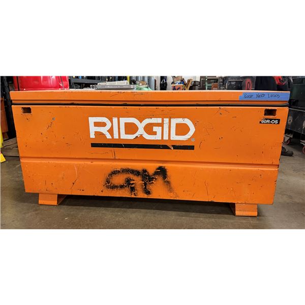 Ridgid 60R-OS  Jobsite Storage Chest 60" x 24" x 29"H (contents not included)