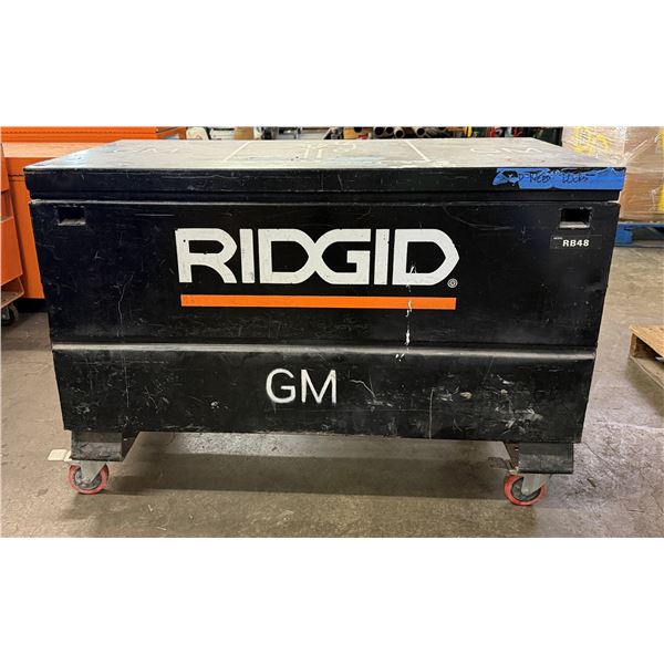 Ridgid RB48  Jobsite Storage Chest 48" x 24" x 34"H
